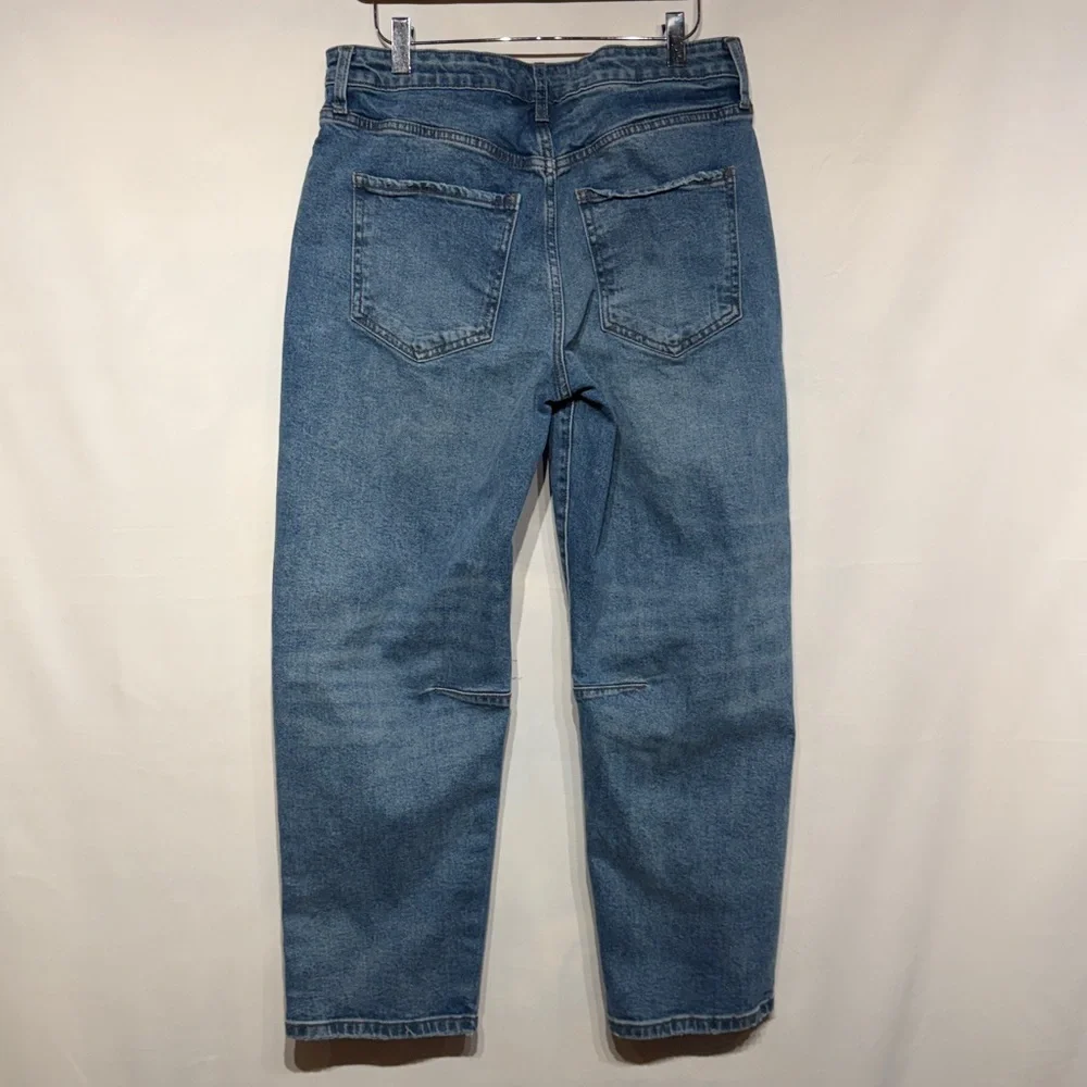 KUT From The Kloth Ashley High-Rise Slouchy Barrel Jean Improving Medium Wash 6 - Picture 7 of 12